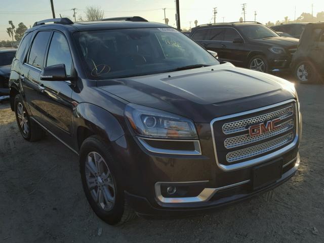 1GKKVRKD5FJ361360 - 2015 GMC ACADIA SLT GRAY photo 1