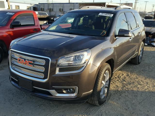 1GKKVRKD5FJ361360 - 2015 GMC ACADIA SLT GRAY photo 2