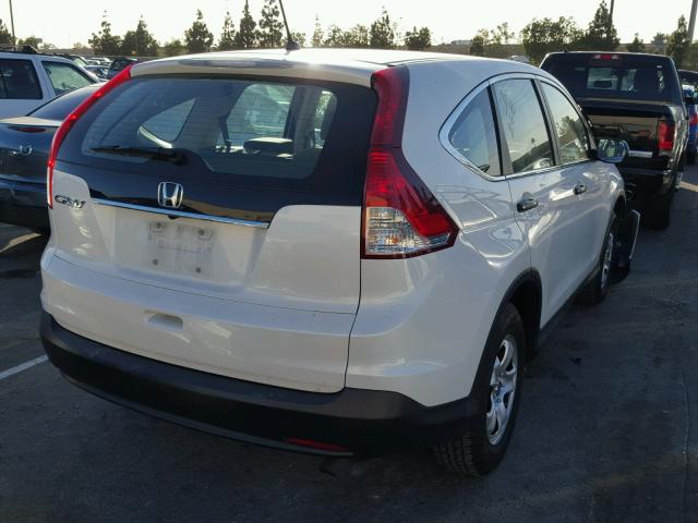 5J6RM3H34DL012405 - 2013 HONDA CR-V LX WHITE photo 4