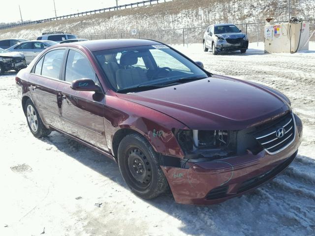 5NPET4AC5AH629660 - 2010 HYUNDAI SONATA GLS RED photo 1