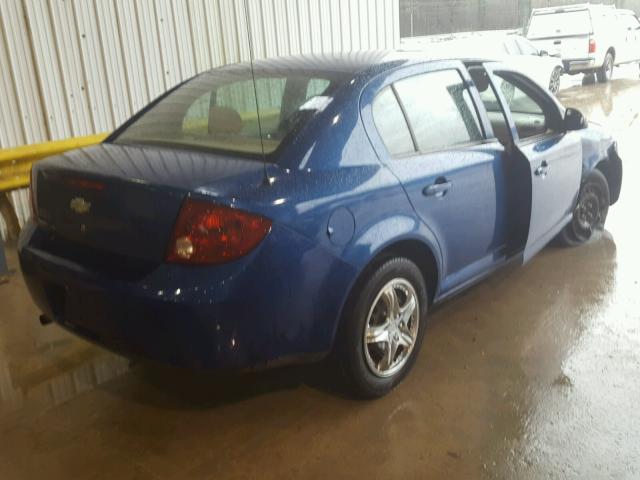 1G1AK55F567634258 - 2006 CHEVROLET COBALT LS BLUE photo 4