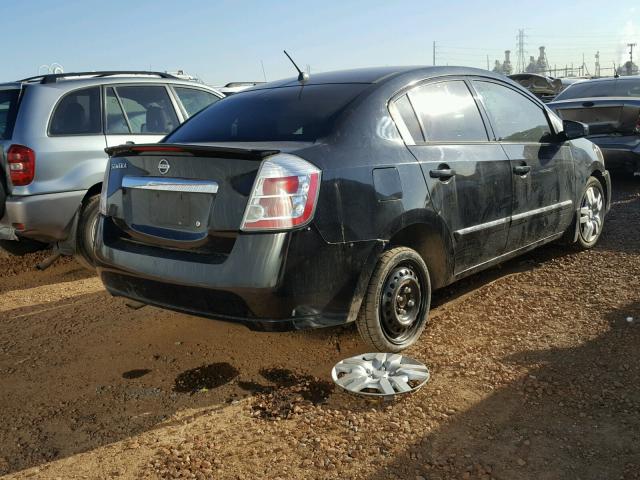 3N1AB6AP9CL648279 - 2012 NISSAN SENTRA 2.0 BLACK photo 4