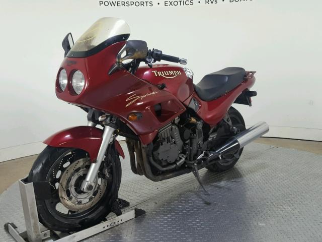 SMT380DFXTJ037030 - 1996 TRIUMPH MOTORCYCLE SPRINT RED photo 4