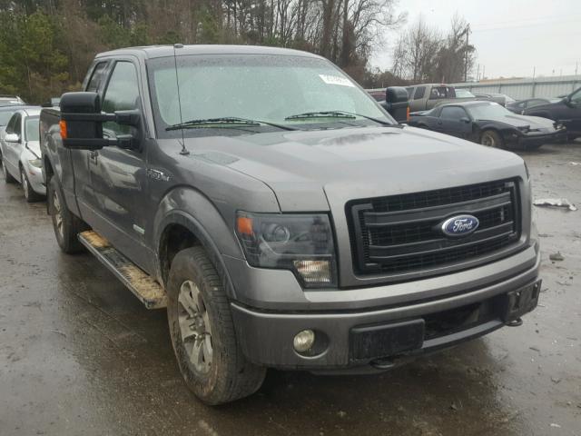 1FTFX1ETXDKD20984 - 2013 FORD F150 SUPER GRAY photo 1