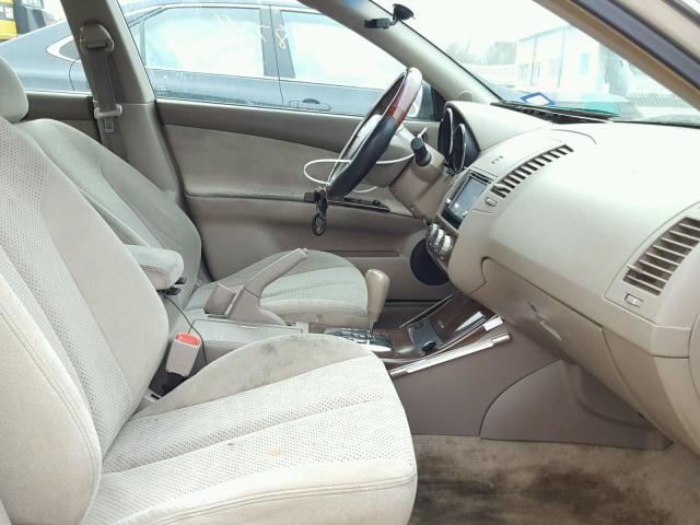 1N4BL11D35C210918 - 2005 NISSAN ALTIMA SE SILVER photo 5