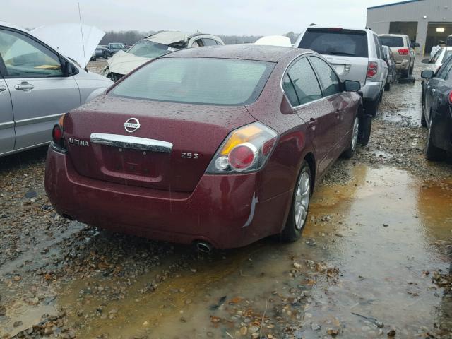 1N4AL2AP1AN458403 - 2010 NISSAN ALTIMA BAS MAROON photo 4