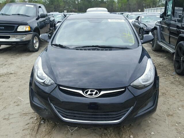 KMHDH4AE0GU575418 - 2016 HYUNDAI ELANTRA SE BLACK photo 9