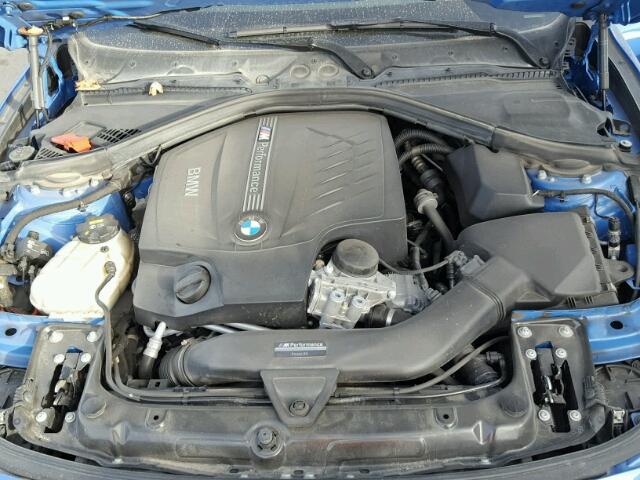 WBA4B3C57FGV48563 - 2015 BMW 435 XI BLUE photo 7