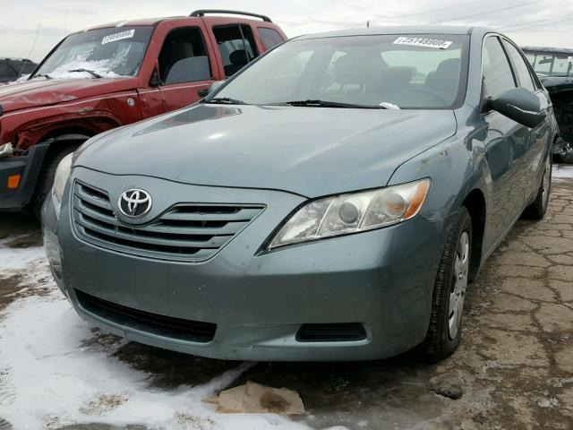 4T4BE46K79R104969 - 2009 TOYOTA CAMRY BASE GREEN photo 2