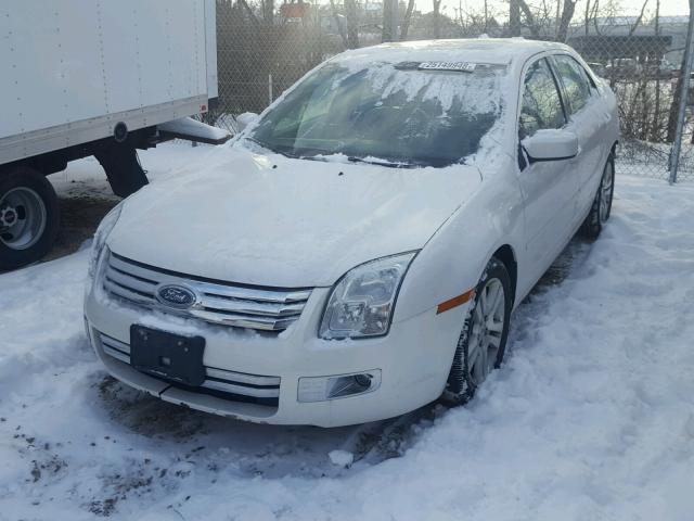 3FAHP081X9R129801 - 2009 FORD FUSION SEL WHITE photo 2