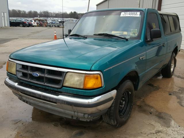 1FTCR10X2RPA62591 - 1994 FORD RANGER GREEN photo 2