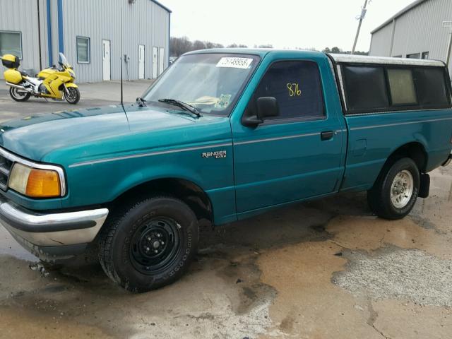 1FTCR10X2RPA62591 - 1994 FORD RANGER GREEN photo 9