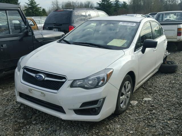 JF1GJAA67GG018751 - 2016 SUBARU IMPREZA WHITE photo 2