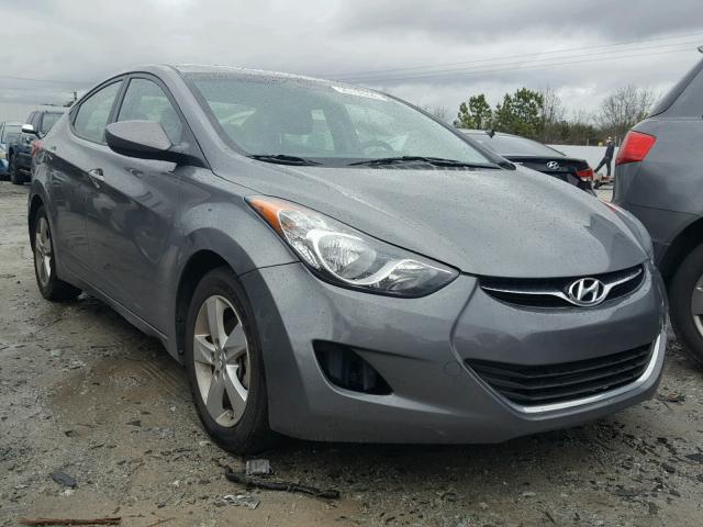 5NPDH4AE5DH278056 - 2013 HYUNDAI ELANTRA GL GRAY photo 1