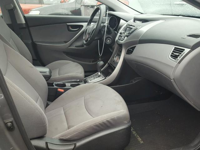 5NPDH4AE5DH278056 - 2013 HYUNDAI ELANTRA GL GRAY photo 5