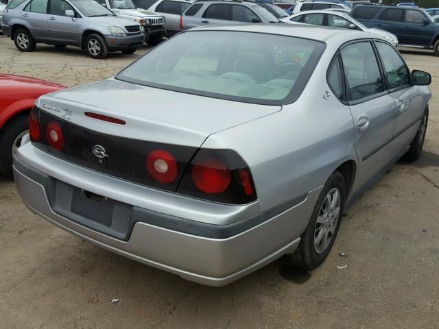 2G1WF52E259291394 - 2005 CHEVROLET IMPALA 银色 照片 4