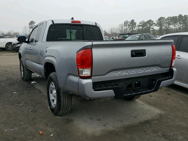 5TFRX5GN4HX085557 - 2017 TOYOTA TACOMA ACC SILVER photo 3