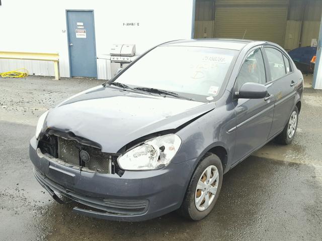 KMHCN4AC0BU592389 - 2011 HYUNDAI ACCENT GLS CHARCOAL photo 2