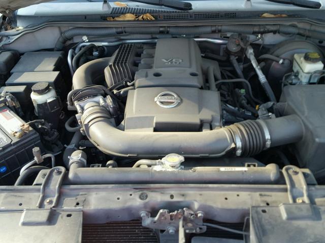 5N1AR18U18C644197 - 2008 NISSAN PATHFINDER SILVER photo 7