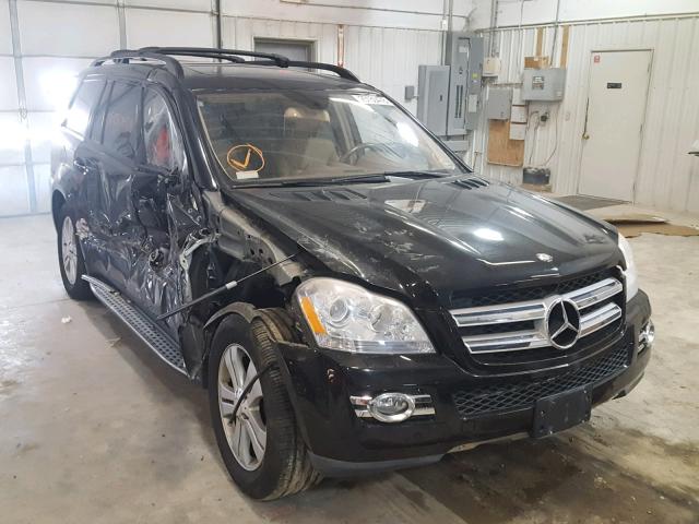 4JGBF71E98A303452 - 2008 MERCEDES-BENZ GL 450 4MA BLACK photo 1