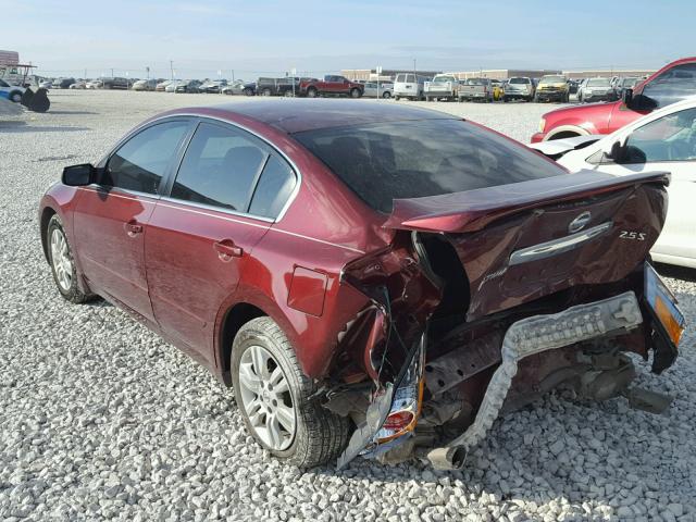 1N4AL2AP5CN482870 - 2012 NISSAN ALTIMA BAS MAROON photo 3