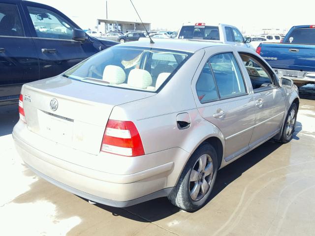 3VWSK69M44M041257 - 2004 VOLKSWAGEN JETTA GLS GOLD photo 4