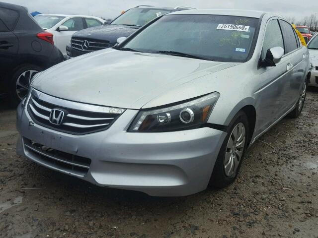 1HGCP2F35CA137988 - 2012 HONDA ACCORD LX SILVER photo 2