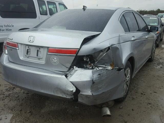 1HGCP2F35CA137988 - 2012 HONDA ACCORD LX SILVER photo 4