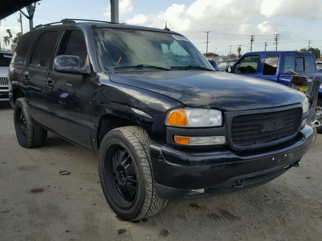 1GKEK13T32R274713 - 2002 GMC YUKON BLACK photo 1