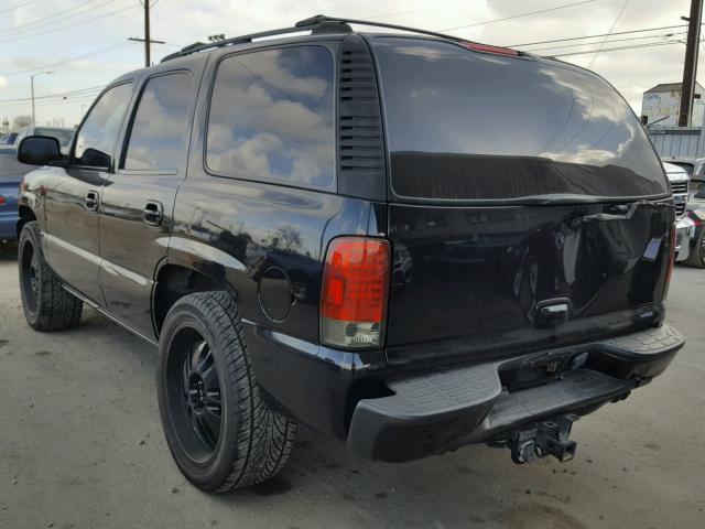 1GKEK13T32R274713 - 2002 GMC YUKON BLACK photo 3