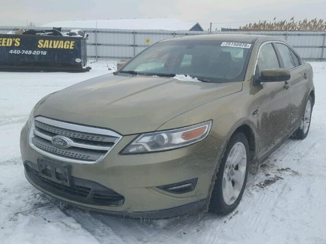 1FAHP2EW0CG100009 - 2012 FORD TAURUS SEL GREEN photo 2