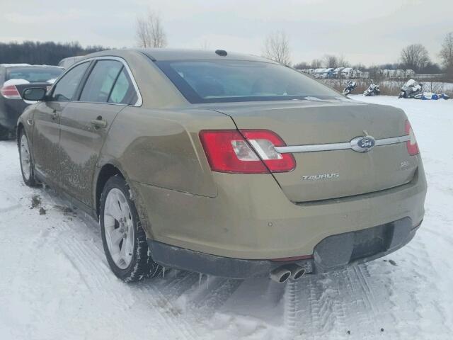 1FAHP2EW0CG100009 - 2012 FORD TAURUS SEL GREEN photo 3