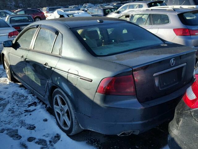 19UUA66234A023090 - 2004 ACURA TL GREEN photo 3