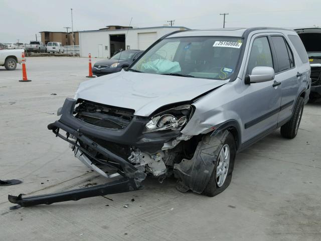 JHLRD78862C009708 - 2002 HONDA CR-V EX SILVER photo 2