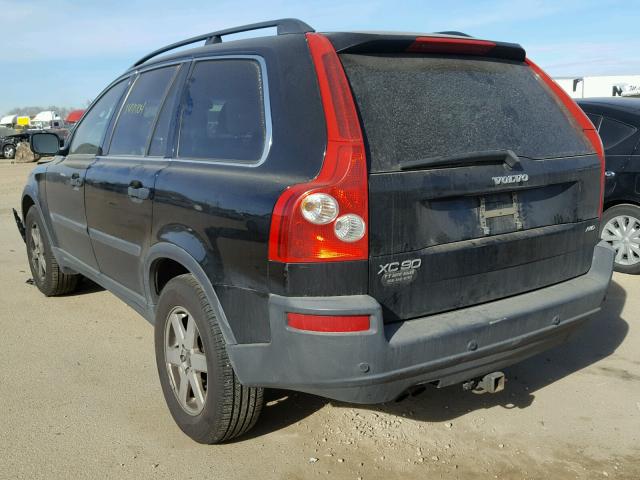 YV1CZ592051199552 - 2005 VOLVO XC90 BLACK photo 3