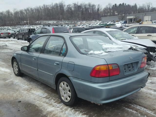 2HGEJ6613YH574574 - 2000 HONDA CIVIC BASE BLUE photo 3