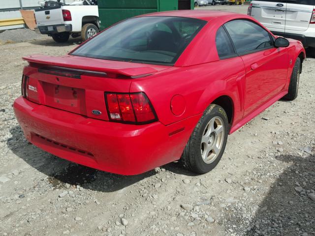 1FAFP40402F235634 - 2002 FORD MUSTANG RED photo 4