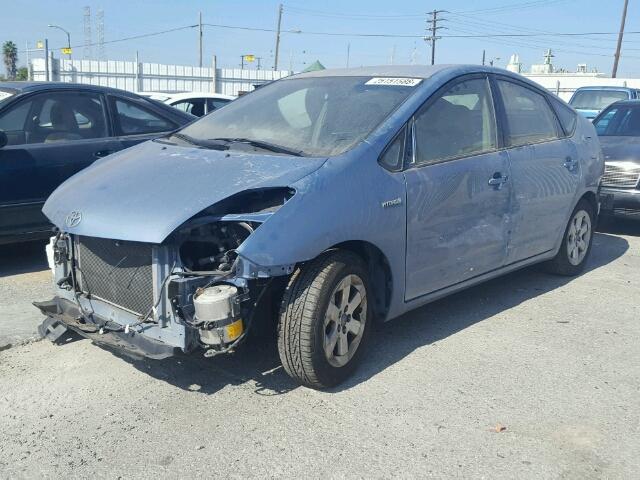 JTDKB20U797823823 - 2009 TOYOTA PRIUS BLUE photo 2