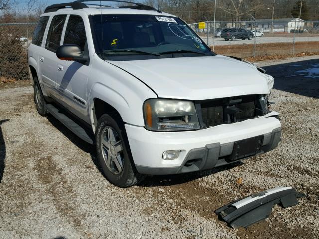 1GNET16S246130643 - 2004 CHEVROLET TRAILBLAZE WHITE photo 1