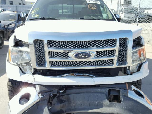 1FTPW14V09FA28836 - 2009 FORD F150 SUPER WHITE photo 9