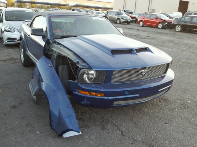 1ZVFT84N365110586 - 2006 FORD MUSTANG BLUE photo 1