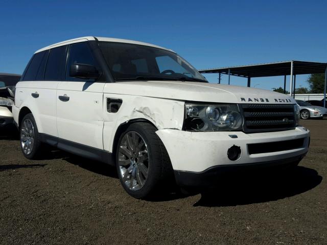 SALSF25478A151141 - 2008 LAND ROVER RANGE ROVE WHITE photo 1