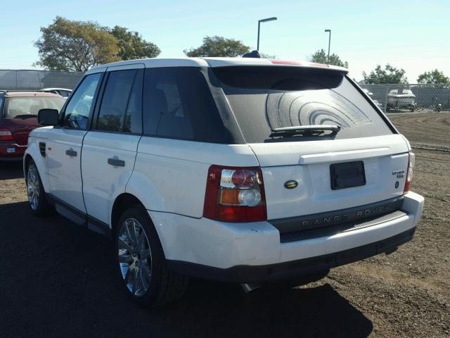 SALSF25478A151141 - 2008 LAND ROVER RANGE ROVE WHITE photo 3