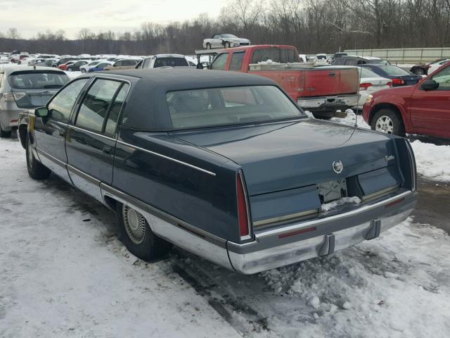 1G6DW5277PR720072 - 1993 CADILLAC FLEETWOOD BLUE photo 3