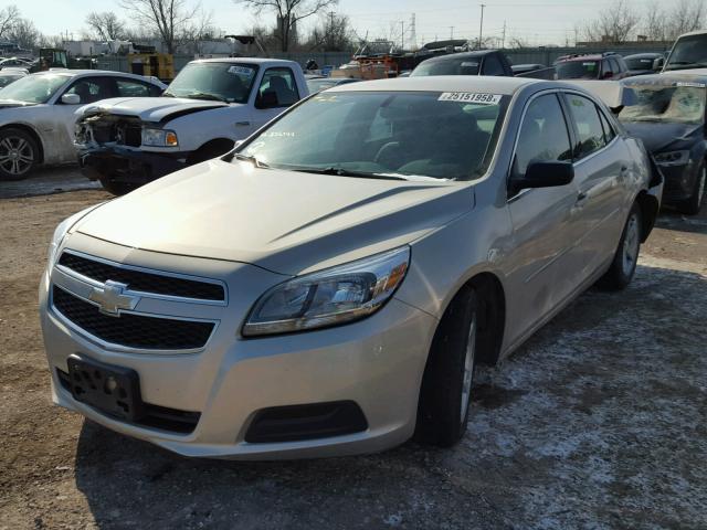 1G11B5SAXDF302022 - 2013 CHEVROLET MALIBU LS TAN photo 2