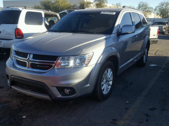 3C4PDCBG5GT100476 - 2016 DODGE JOURNEY SX SILVER photo 2