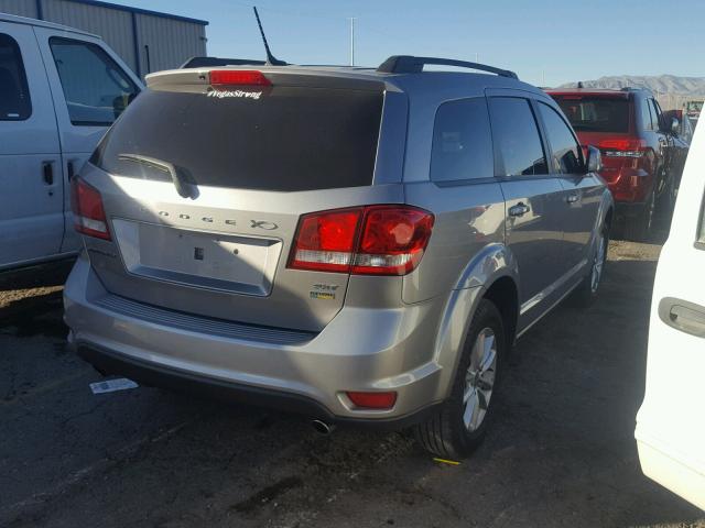 3C4PDCBG5GT100476 - 2016 DODGE JOURNEY SX SILVER photo 4