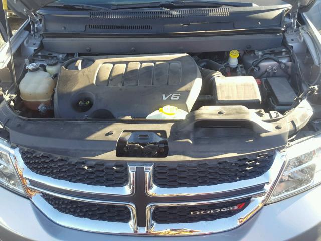 3C4PDCBG5GT100476 - 2016 DODGE JOURNEY SX SILVER photo 7