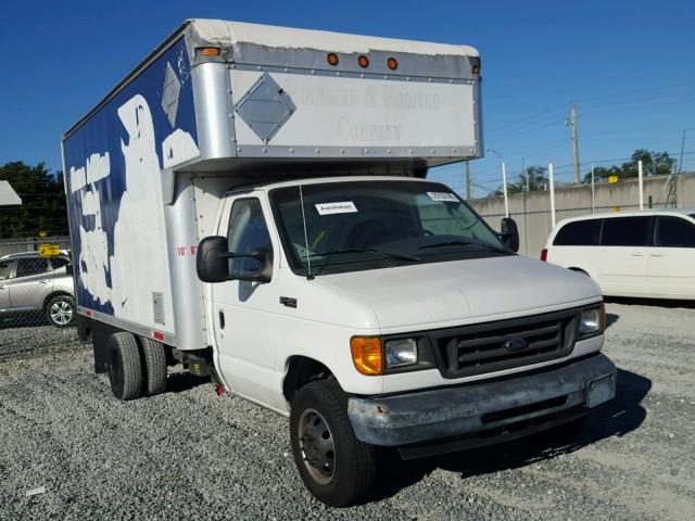 1FDXE45P65HA66599 - 2005 FORD ECONOLINE WHITE photo 1