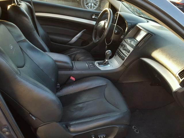 JNKCV64E78M105533 - 2008 INFINITI G37 BASE GRAY photo 5